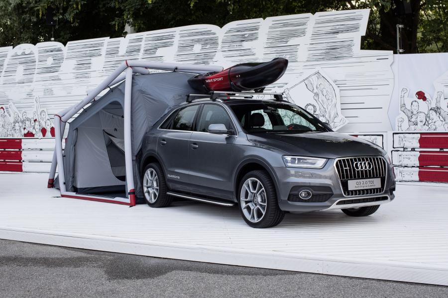  Audi Q3 2.0 TDI Quattro with Camping Tent 2014 года  (фото 1 из 24)